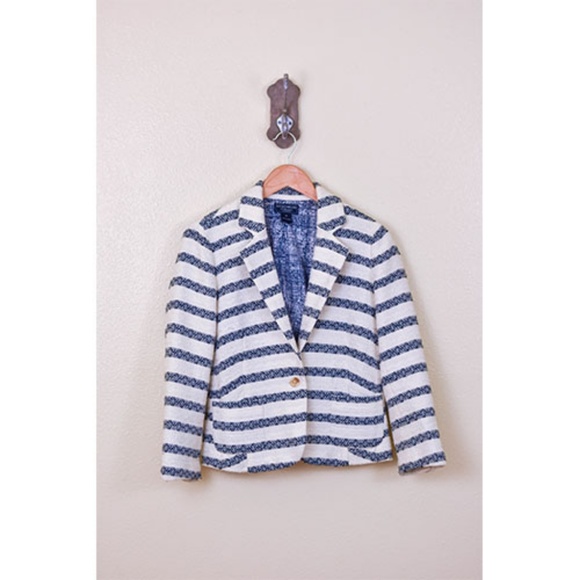 Lucky Brand Jackets & Blazers - Lucky Brand striped tweed blazer size M